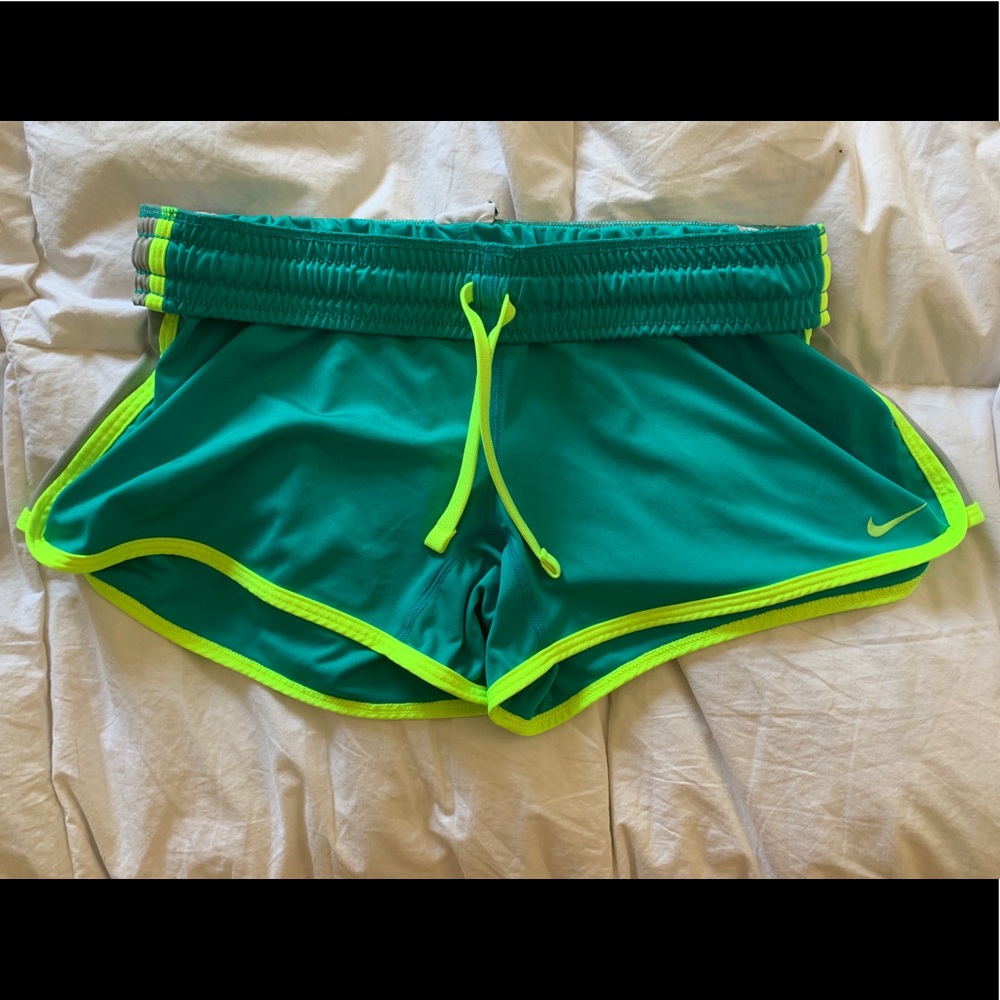 Bright Nike shorts